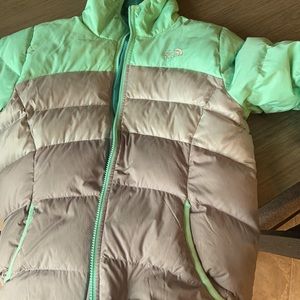 Girls North Face Puffer Coat